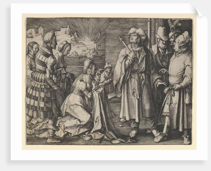 Potiphar's Wife Acuses Joseph, 1512 by Lucas van Leyden