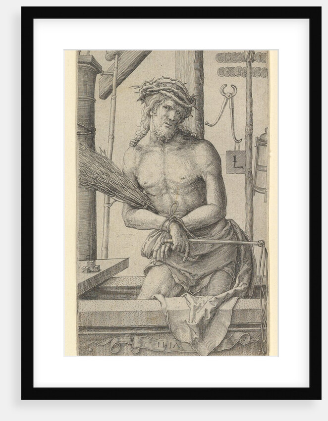 Christ as the Man of Sorrows with the Instruments of the Passion., 1517 by Lucas van Leyden