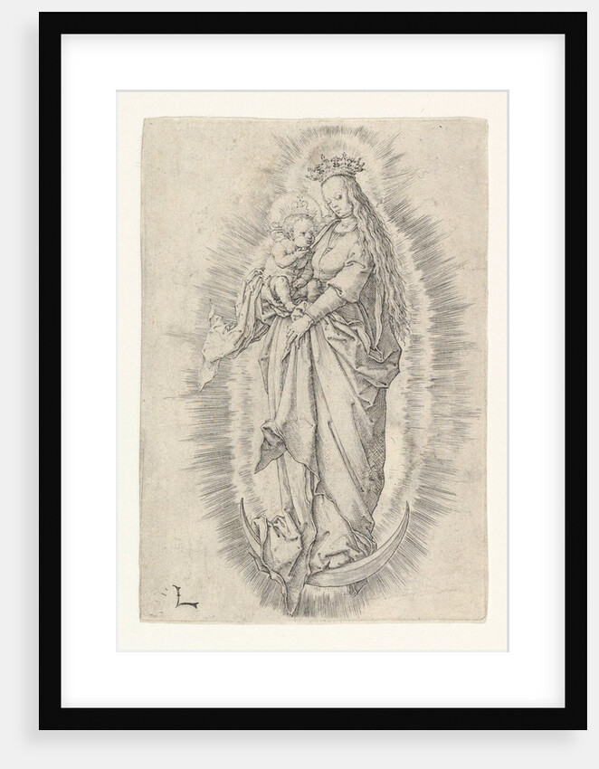 The Crowned Virgin With Child in Glory, ca. 1512 by Lucas van Leyden