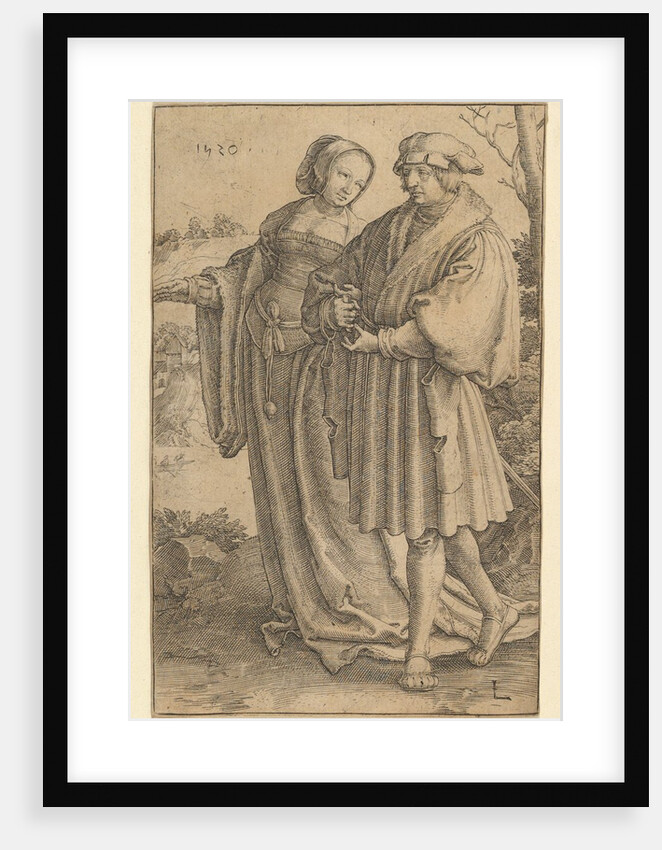 The Promenade, 1520 by Lucas van Leyden