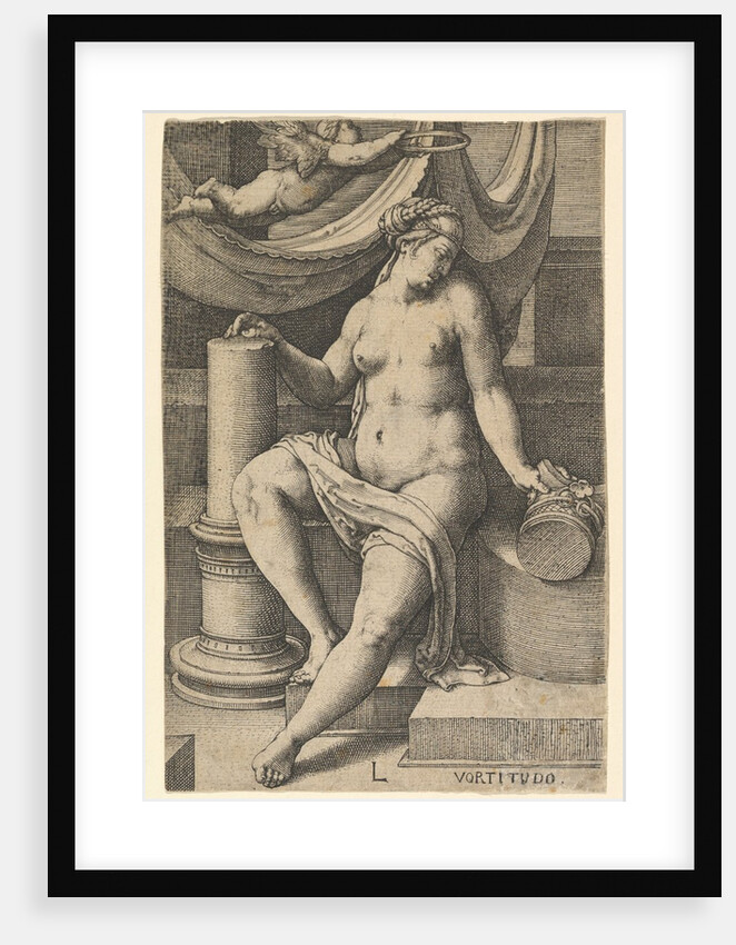 Fortitude, from the series The Seven Virtues, 1530 by Lucas van Leyden