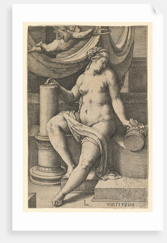 Fortitude, from the series The Seven Virtues, 1530 by Lucas van Leyden