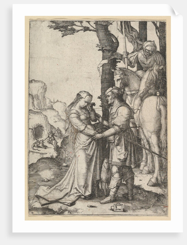 St. George Liberating the Princess, ca. 1508 by Lucas van Leyden