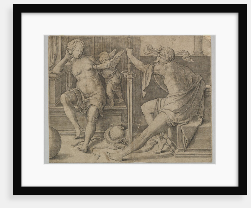 Mars, Venus and Cupid, 1530 by Lucas van Leyden