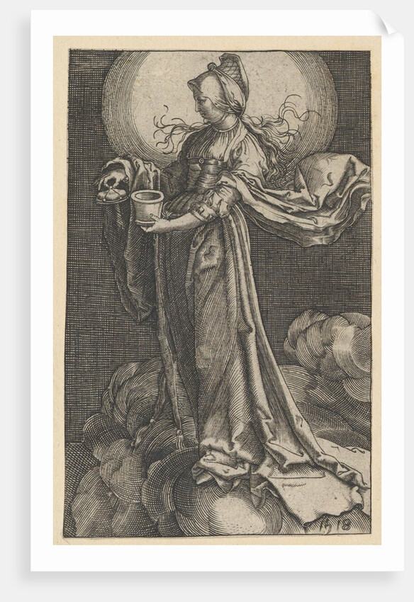 St. Mary Magdalene on the Clouds, 1518 by Unknown