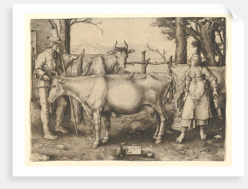 The Milkmaid, 1510 by Lucas van Leyden