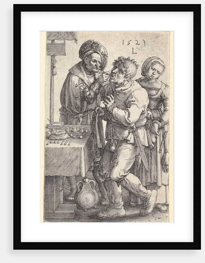 The Dentist, 1523 by Lucas van Leyden