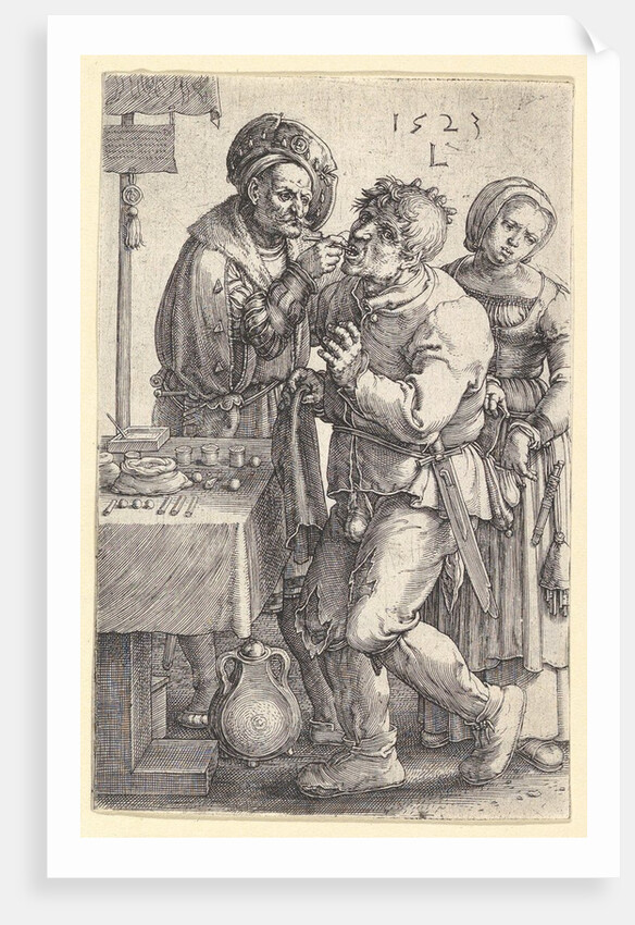 The Dentist, 1523 by Lucas van Leyden