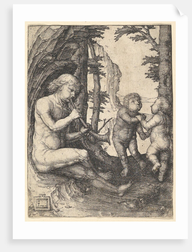 Boy with a Trumpet, ca. 1507 by Lucas van Leyden