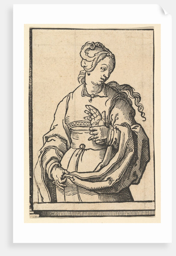 Tiburtine Sibyl, from the series of Sibyls, ca. 1530 by Lucas van Leyden