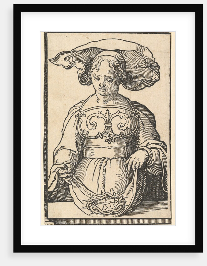 Delphic Sibyl, from the series of Sibyls, ca. 1530 by Lucas van Leyden