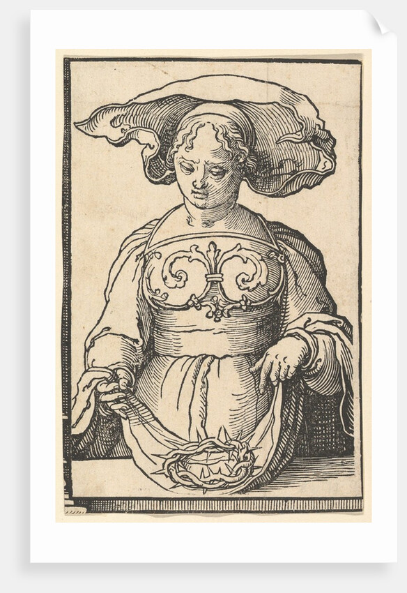 Delphic Sibyl, from the series of Sibyls, ca. 1530 by Lucas van Leyden