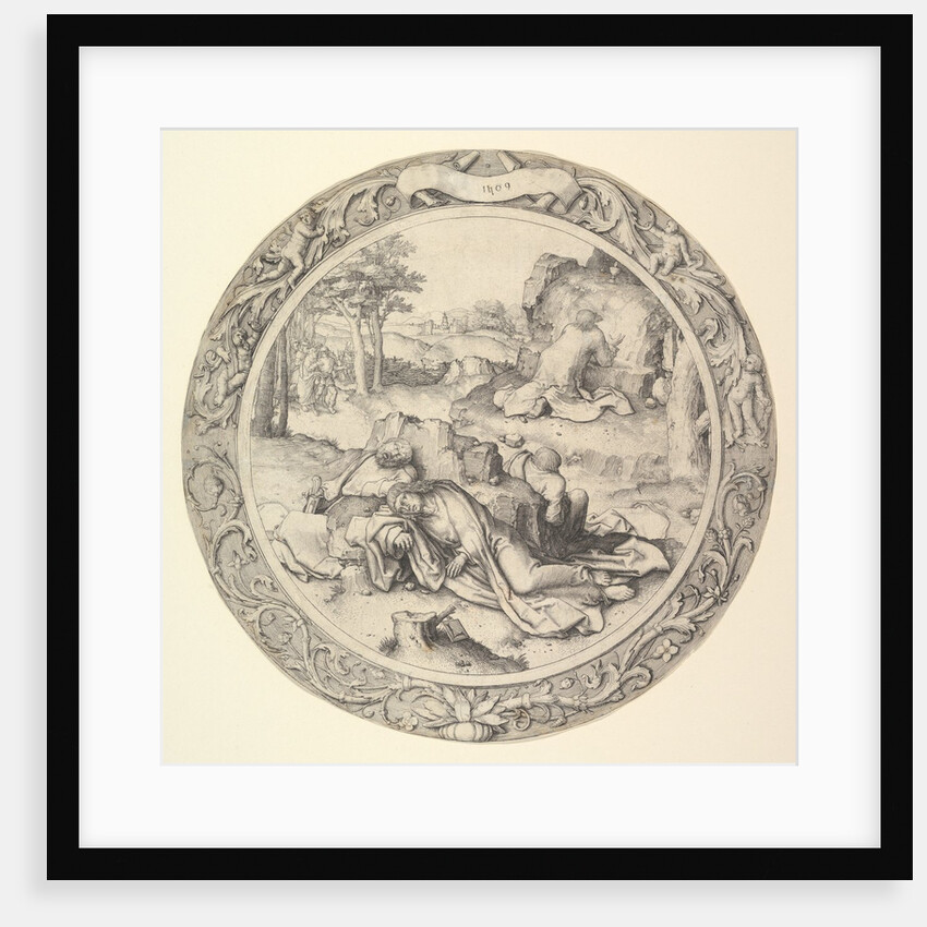 Christ on the Mount of Olives, from the Circular Passion, 1509 by Lucas van Leyden