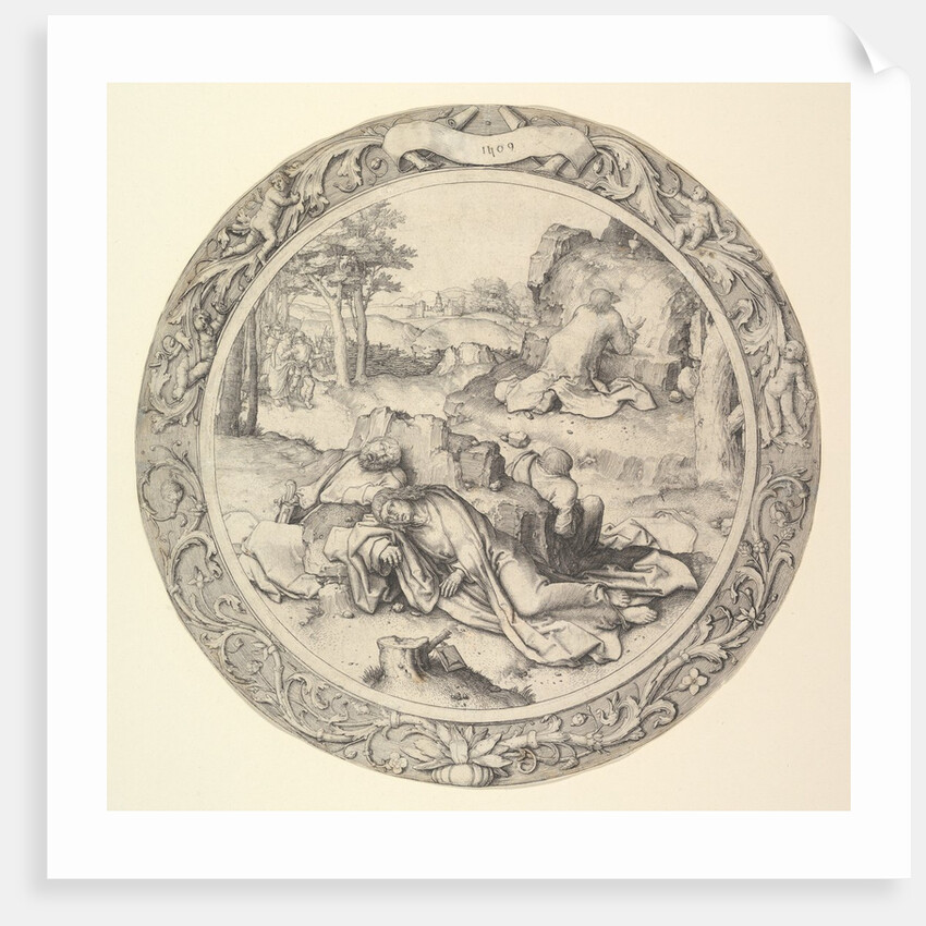 Christ on the Mount of Olives, from the Circular Passion, 1509 by Lucas van Leyden