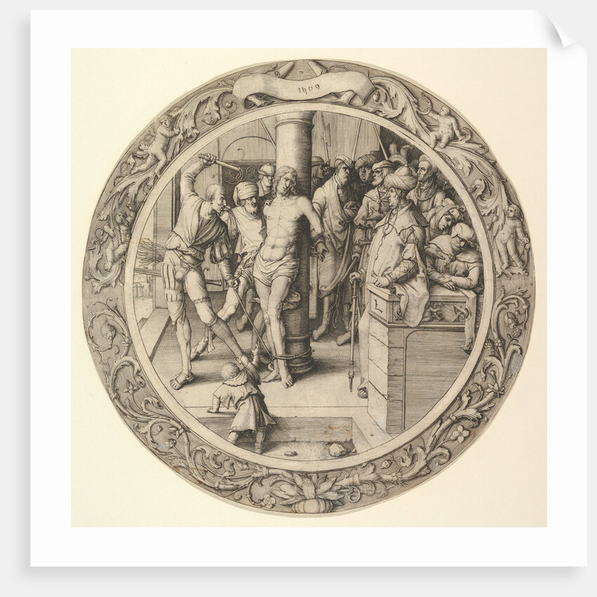 The Flagellation, from the Circular Passion, 1509 by Lucas van Leyden