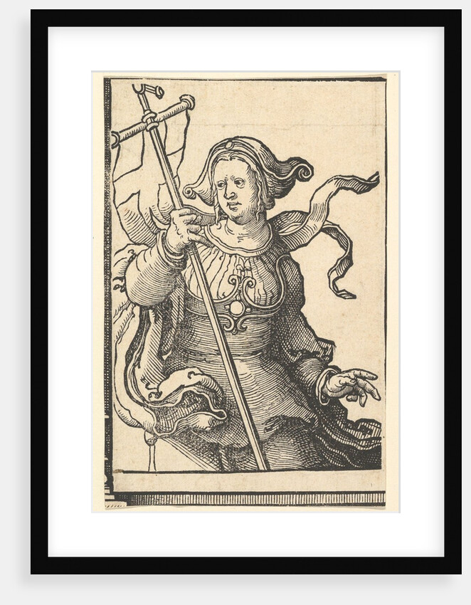 Phrygian Sibyl, from the series of Sibyls, ca. 1530 by Lucas van Leyden