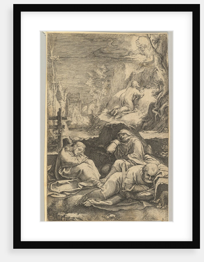 The Agony in the Garden, from The Passion of Christ, ca. 1623 by Ludovicus Siceram