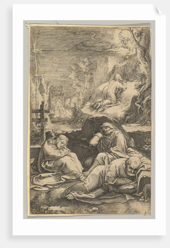 The Agony in the Garden, from The Passion of Christ, ca. 1623 by Ludovicus Siceram