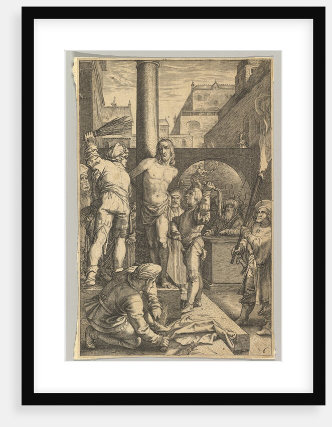 The Flagellation, from The Passion of Christ, ca. 1623 by Ludovicus Siceram