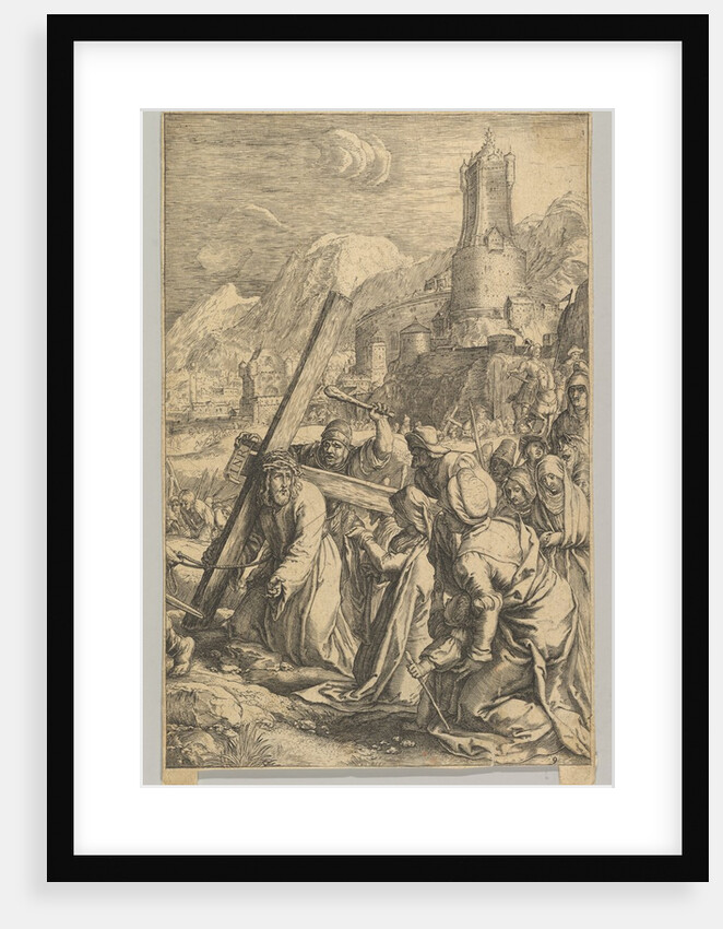 Christ Carrying the Cross, from The Passion of Christ, ca. 1623 by Ludovicus Siceram