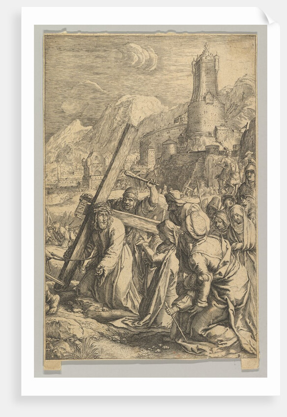 Christ Carrying the Cross, from The Passion of Christ, ca. 1623 by Ludovicus Siceram