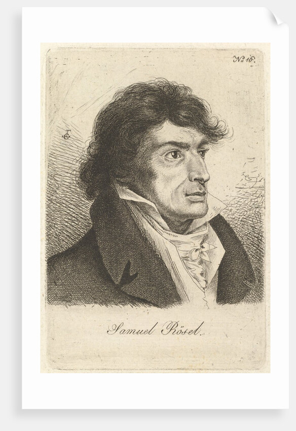 Portrait of Johann Gottlieb Samuel Rösel by Ludwig Emil Grimm