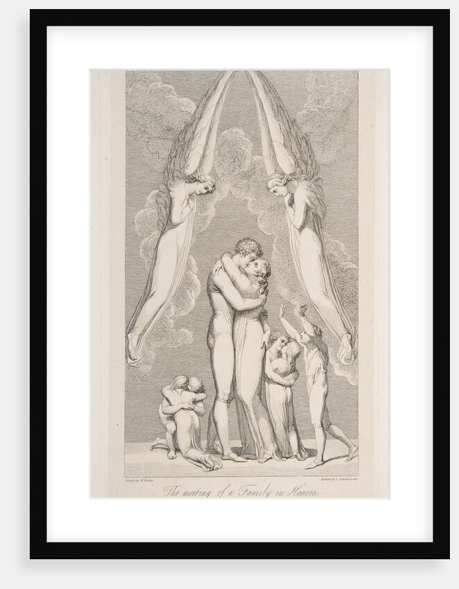 The Meeting of a Family in Heaven, from The Grave, a Poem by Robert Blair, March 1, 1813 by Luigi Schiavonetti