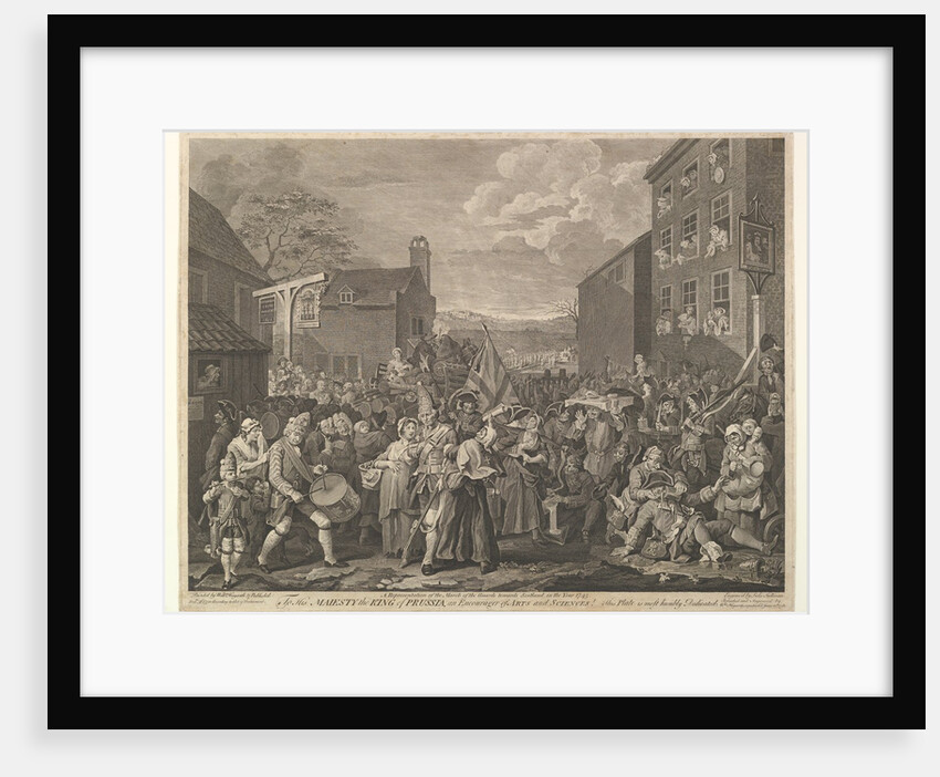 The March to Finchley-A Representation of the March of the Guards towards Scotla…, June 12, 1761 by Luke Sullivan