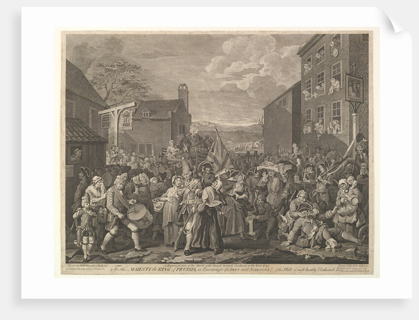 The March to Finchley-A Representation of the March of the Guards towards Scotla…, June 12, 1761 by Luke Sullivan
