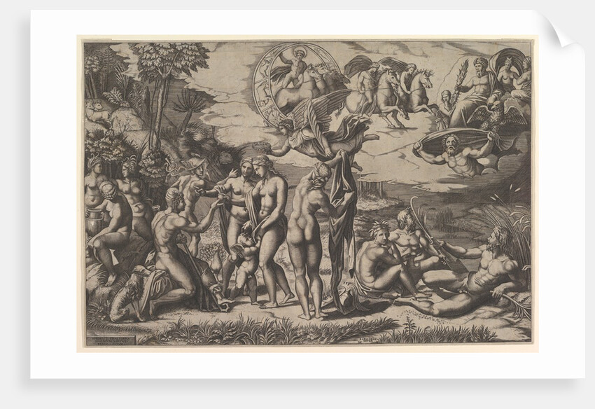 The Judgment of Paris, 1515-27 by Marco Dente
