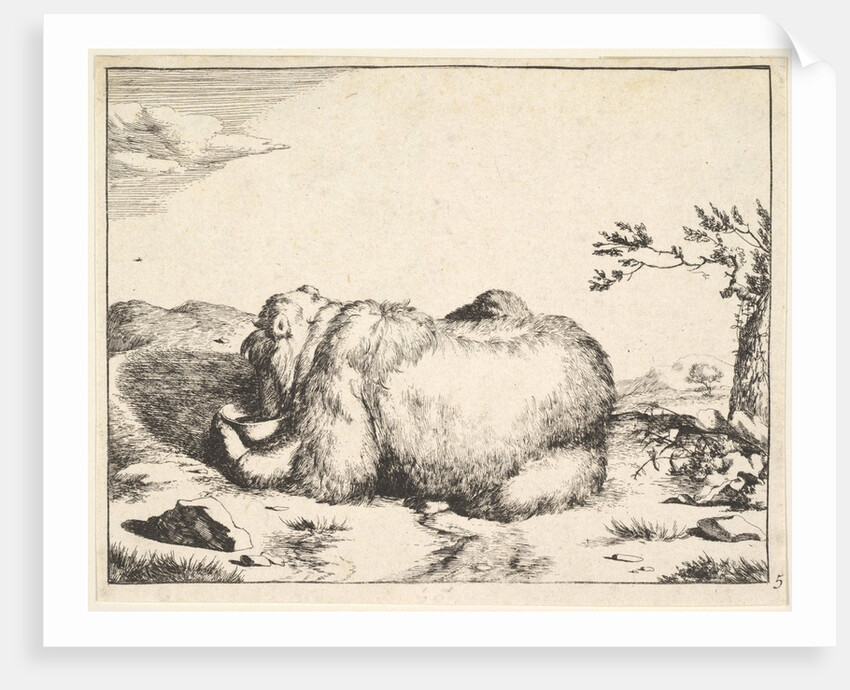 from The Set of The Bears, ca. 1664 by Marcus de Bye