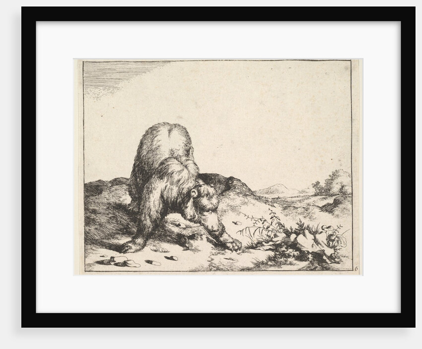from The Set of The Bears, ca. 1664 by Marcus de Bye