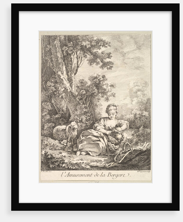 The Amusement of a Shepherd Girl by Marie Madeleine Igonet
