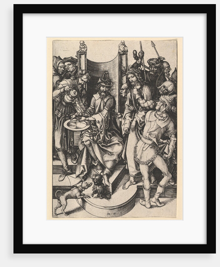 Pilate Washing His Hands, ca. 1435-1491 by Martin Schongauer