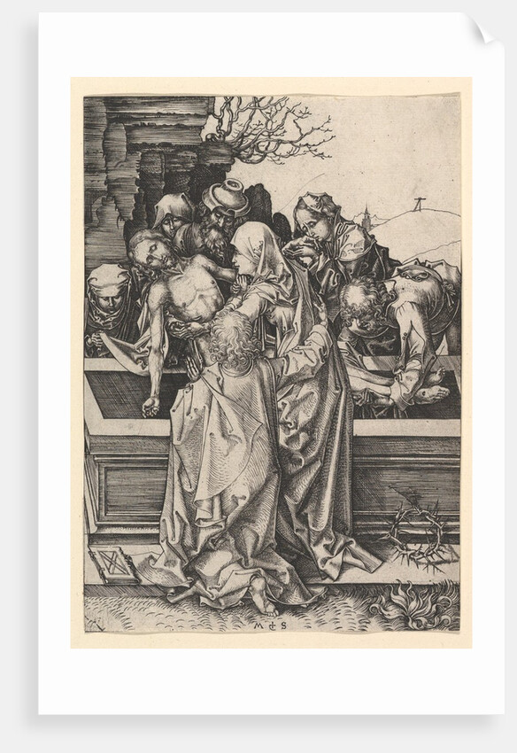 The Entombment of Christ, ca. 1435-1491 by Martin Schongauer