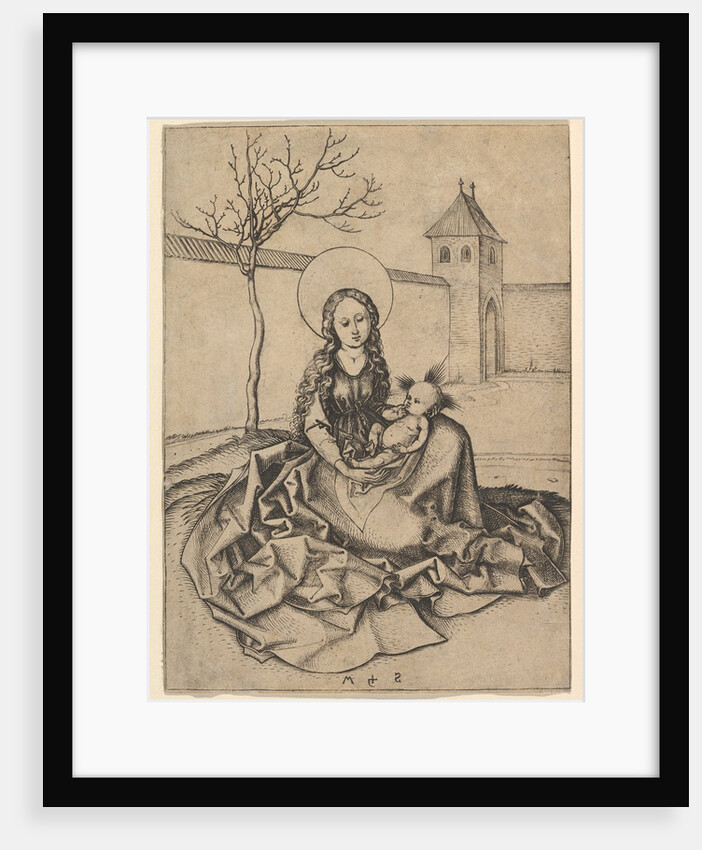 The Madonna and Child in the Courtyard, ca. 1435-1491 by Martin Schongauer