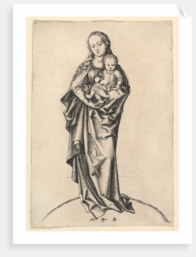 Virgin and Child with an Apple, ca. 1475 by Martin Schongauer