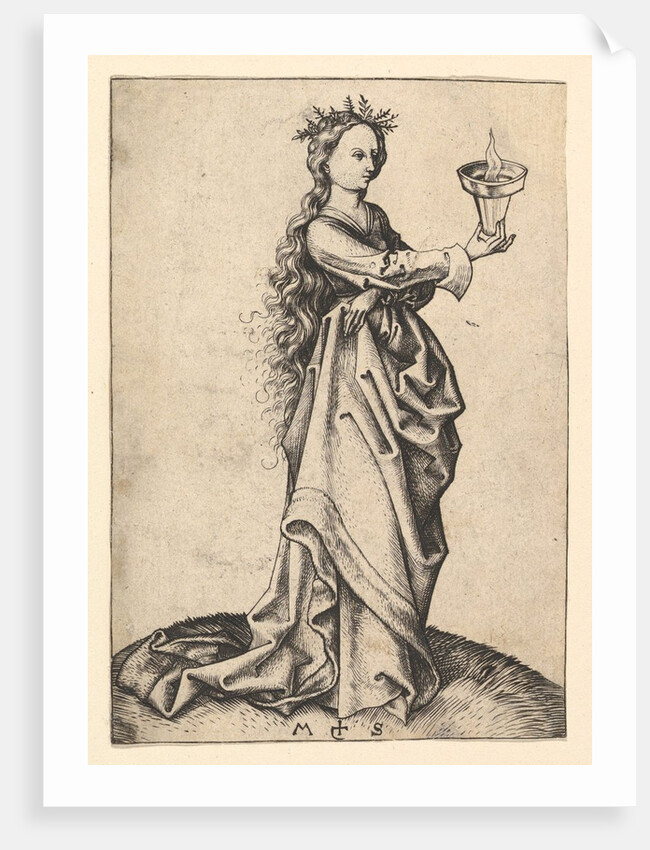 The Third Wise Virgin, ca. 1435-1491 by Martin Schongauer