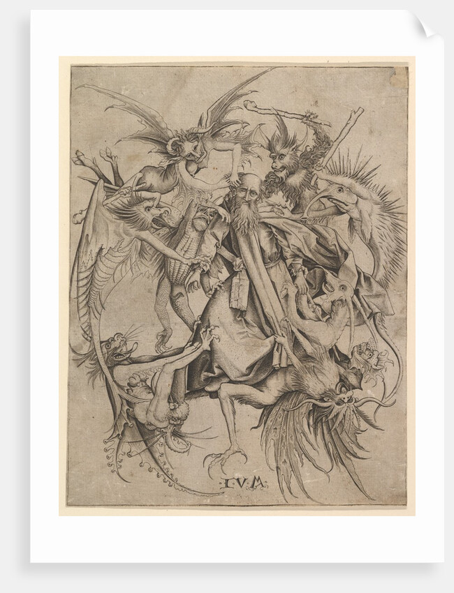 Saint Anthony Tormented by Demons, late 15th century by Master FVB