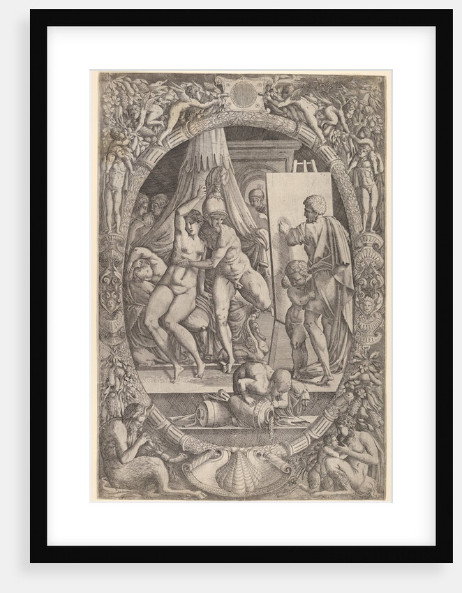 Apelles Painting Alexander and Campaspe by Master IQV