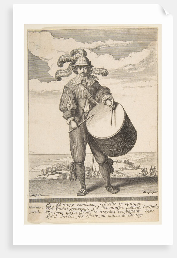 The Drummer, 1620-1667 by Michel Lasne