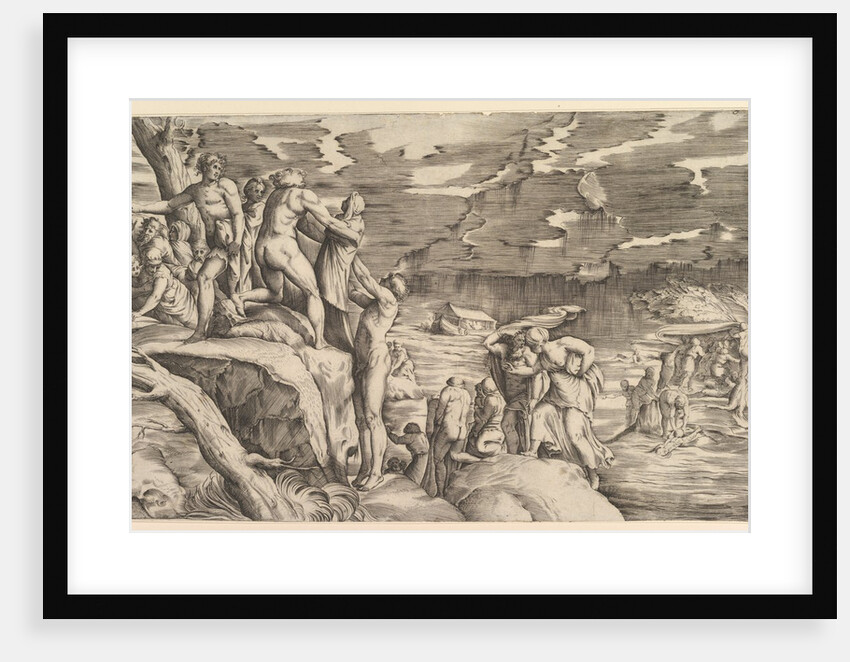 The Deluge by Monogrammist 9 (attributed to)