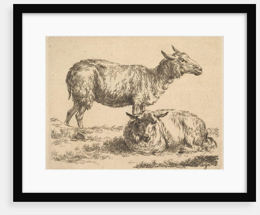 from The Set of Sheep by Nicolaes Berchem