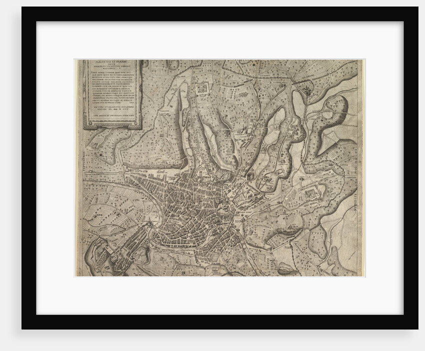 Speculum Romanae Magnificentiae: View of Rome from the West, 1557 by Nicolas Beatrizet