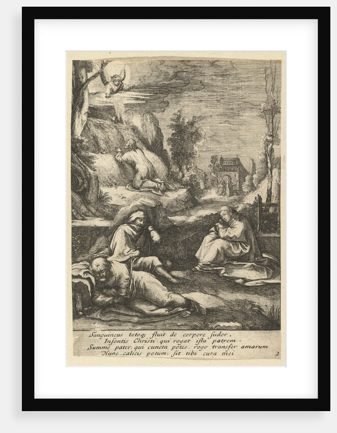 The Agony in the Garden, from The Passion of Christ, mid 17th century by Nicolas Cochin