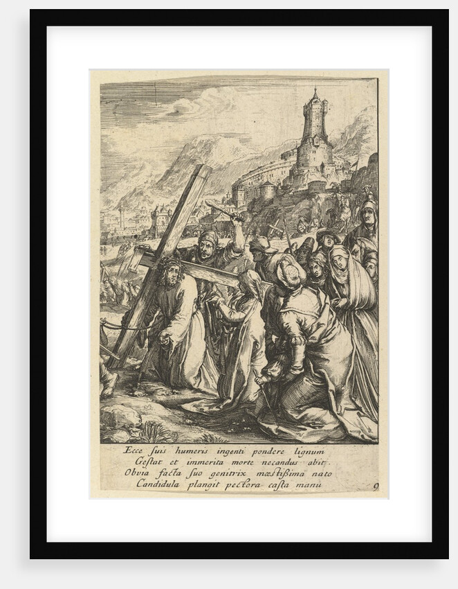Christ Carrying the Cross, from 'The Passion of Christ', mid 17th century by Nicolas Cochin