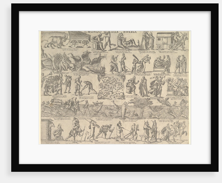 The World Turned Upside Down, 1552-79 by Nicolo Nelli