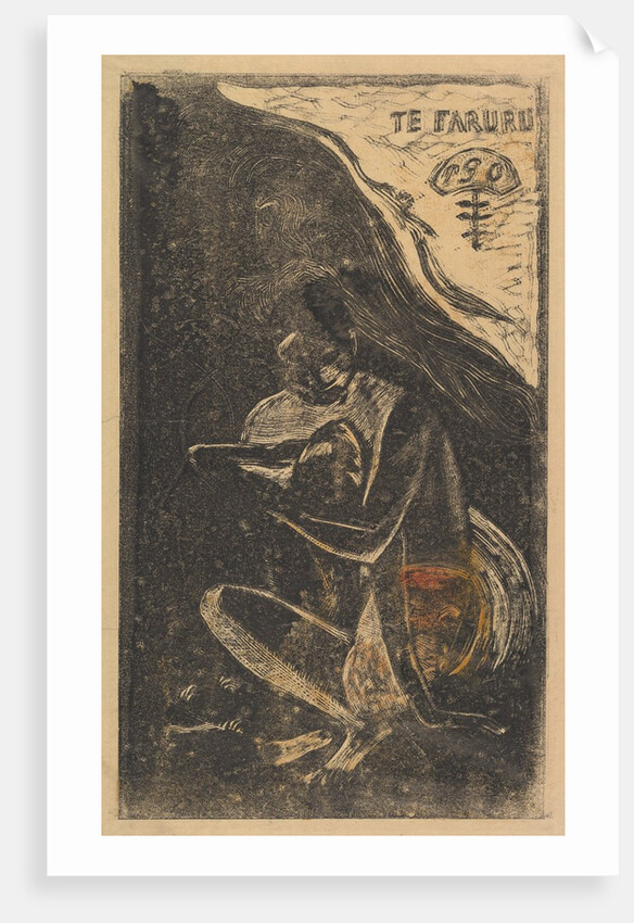 Here We Make Love, from Fragrance, 1893-94 by Paul Gauguin