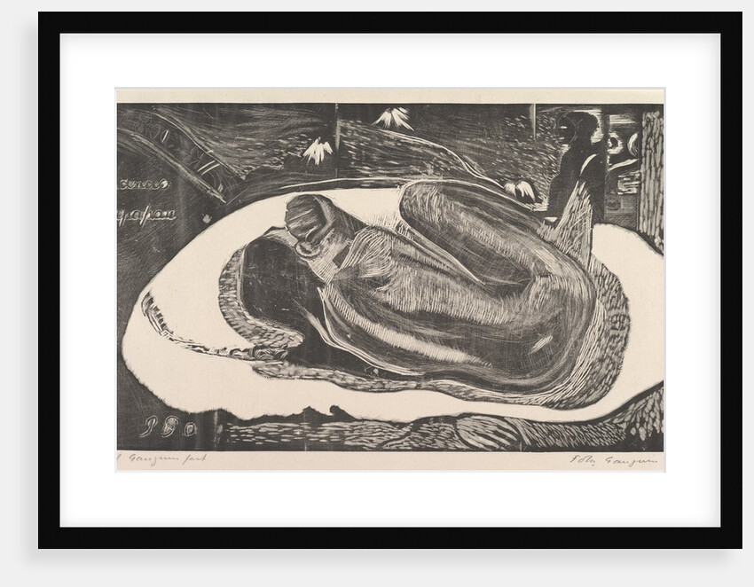 Spirit of the Dead Watching, from Fragrance, 1893-94 by Paul Gauguin