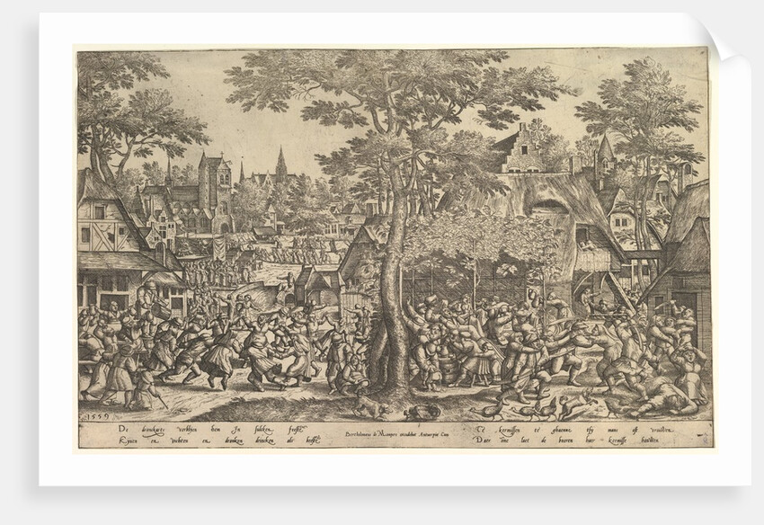 Peasant Fair, 1559 by Peeter van der Borcht